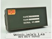 GI Joe WOODEN Footlocker W/Gear Tray 1964 Vintage Action Accessory