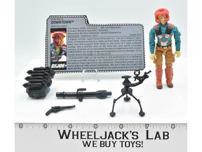 Downtown 100% Complete 1989 GI Joe ARAH Vintage Hasbro Action Figure
