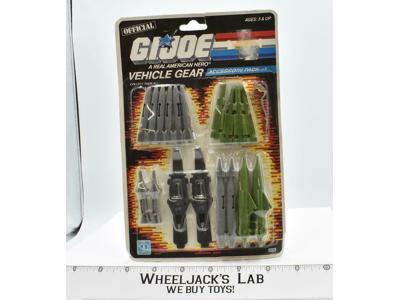 Vehicle Gear Weapons NEW MOSC 1986 GI Joe Hasbro Vintage Action Figure Vehicle