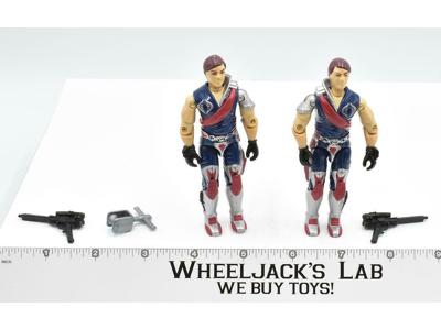 Tomax &amp; Xamot V1 100% Complete 1985 GI Joe Vintage Hasbro Action Figure