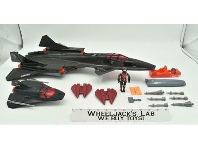 Cobra Night Raven SR-71 Blackbird Jet #1 Complete 1986 GI Joe Hasbro Vintage