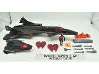 Cobra Night Raven SR-71 Blackbird Jet #1 Complete 1986 GI Joe Hasbro Vintage