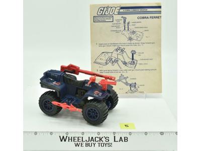 Ferret ATV #5 100% Complete 1985 GI Joe ARAH Vintage Hasbro Action Vehicle