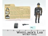 Major Bludd #1 V1 100% Complete 1983 GI Joe ARAH Hasbro Vintage Action Figure