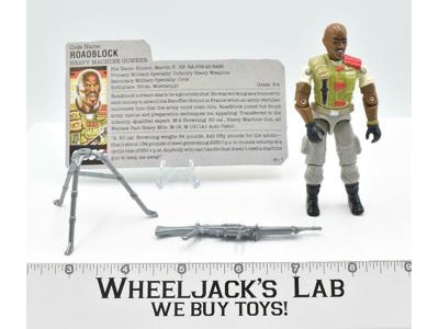 Roadblock #3 V1 100% Complete 1984 GI Joe ARAH Hasbro Vintage Action Figure