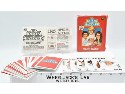 General Lee Dukes of Hazzard Uno Card Game 1981