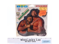The Bushwackers WWF Wrestling Really Big Stickers Mello Smello Vintage MOSC