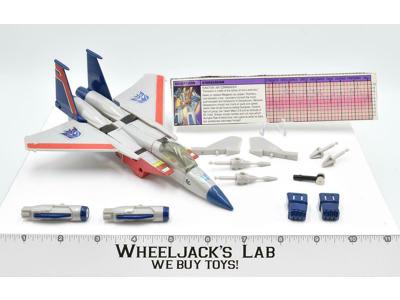 Starscream 100% Complete Vintage 1984 G1 Transformers Hasbro Action Figure