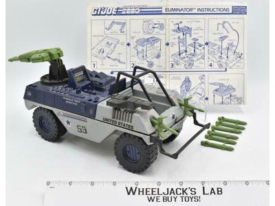 Eliminator 1987 100% Complete GI Joe ARAH Hasbro Vintage Action Figure Vehicle