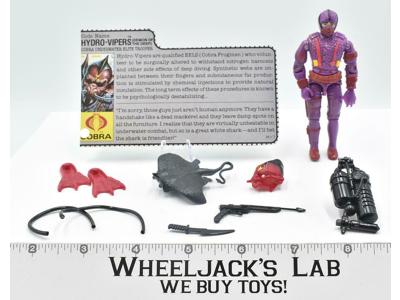 Hydro-Vipers 100% Complete 1988 GI Joe ARAH Vintage Hasbro