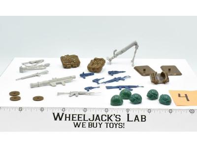 Lot #4 Battle Gear Accessory Pack 2 Set Complete 1984 Weapons Gi Joe Vintage