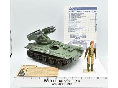 Wolverine Missile Vehicle W/ Cover Girl 100% Complete 1983 GI Joe Hasbro Vintage