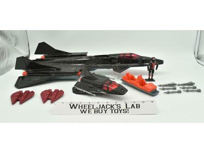 Cobra Night Raven SR-71 Blackbird Jet 1986 GI Joe Hasbro Vintage Figure