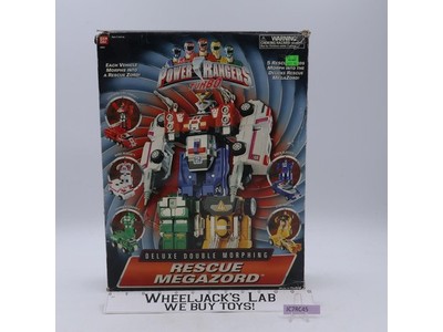 Deluxe Double Morphing Rescue Megazord Power Rangers Turbo Bandai