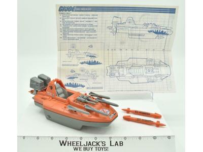 Devil Fish 100% Complete Motorboat 1986 GI Joe Hasbro ARAH Vehicle Vintage