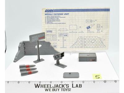 Missile Defense Unit #5 100% Complete 1984 GI Joe Cobra Hasbro Action Figure