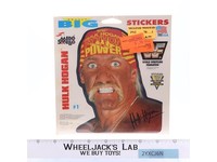 Hulk Hogan WWF Wrestling Really Big Stickers Mello Smello 1991 Vintage NEW