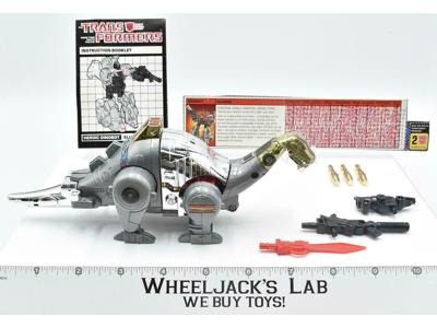 Sludge ~ 100% Complete MINT 1985 Vintage Hasbro G1 Transformers W PAPERS