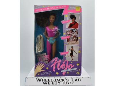 Flo Jo 11.5" Florence Griffith Joyner Fashion Doll New Vintage Ljn Toys Ltd 1989