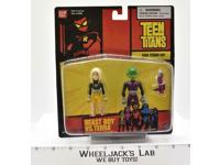 Beast Boy Vs. Terra MOSC NEW Teen Titans 2004 Bandai DC Super Heroes Figure