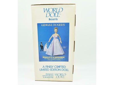 Ginger Rogers Barkley's Broadway MIB World Doll Vintage 18" Celebrity Collection