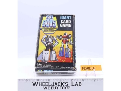 Gobots Giant Card Game 100% Complete 1985 Tonka Golden