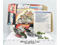 Silver Mirage Motorcycle Vehicle 100% Complete W/Box GI Joe 1985 Action Figure