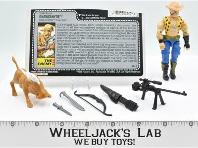 Gnawgahyde V1 100% Complete 1989 GI Joe Vintage Hasbro Action Figure