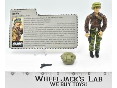 Hawk 100% Complete GI Joe V2 ARAH Vintage Hasbro 1986 Action Figure