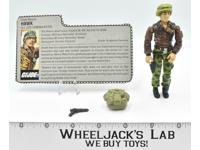 Hawk 100% Complete GI Joe V2 ARAH Vintage Hasbro 1986 Action Figure