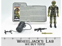 Hit &amp; Run V1 100% Complete 1988 GI Joe ARAH Vintage Hasbro Action Figure