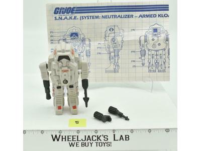 S.N.A.K.E. Armor Suit #5 100% Complete 1983 GI Joe Cobra Hasbro Action Figure