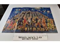 G.I. Joe A Real American Hero 1985 Large Iconic Fold Out  Vintage Poster