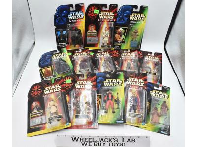 Lot of NEW 1998-1999 Star Wars Kenner Carded POTF and Episode 1 Action Figures