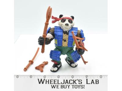 Panda Khan 100% Complete 1990 TMNT Teenage Mutant Ninja Turtle Playmates Toys