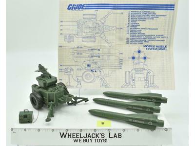 MMS #5 Mobile Missile System GI Joe 1982 ARAH Vintage Hasbro Vehicle