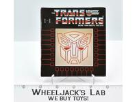 1-1 Checklist Toy Catalog Poster Booklet CANADIAN Transformers 1986 Hasbro