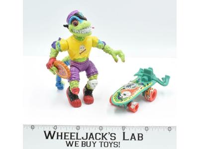 Mondo Gecko 100% Complete 1990 TMNT Teenage Mutant Ninja Turtle Playmates