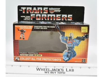 Hot Spot EMPTY BOX 1986 Vintage G1 Transformers Action Figure