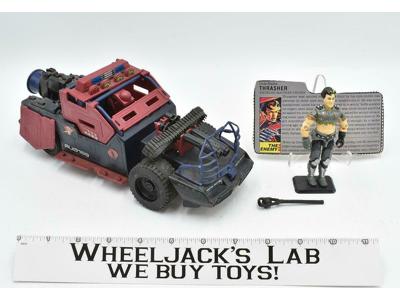 Thunder Machine W/Thrasher 1986 GI Joe Hasbro Action Figure Vehicle