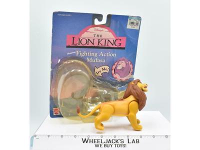 Fighting Action Mufasa The Lion King Walt Disney 1990s Vintage Mattel