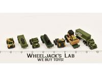 Lot of 4 Military Semi Trucks Military Mobile 1989 Vintage Galoob Micro Machines