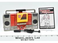 Blaster ~ 100% Complete 1985 Hasbro Action Figure G1 Transformers W MANUAL