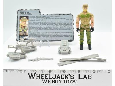 Rock &amp; Roll V2 100% Complete 1989 GI Joe ARAH Vintage Hasbro Action Figure