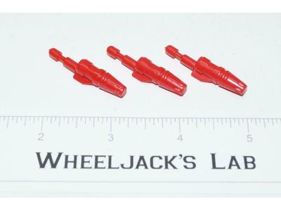 Red Alert Missiles Rockets 3x 1985 Vintage Hasbro G1 Transformers Action Figure