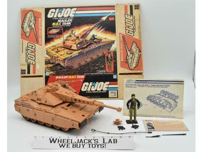 Mauler Motorized Battle Tank W/ Driver &amp; Box GI Joe 1985 Hasbro Vintage