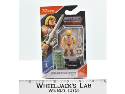 He-Man MOSC NEW Mega Construx Heroes MOTU He-Man 2017 Action Figure