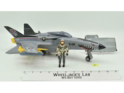 Conquest X-30 Jet W/ Pilot #5 100% Complete 1986 GI Joe Vintage Vehicle Hasbro