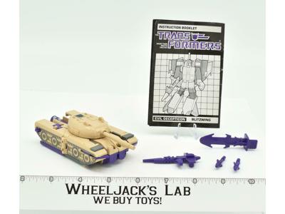 Blitzwing 1985 Vintage Hasbro G1 Transformers Action Figure Type-74 Tank