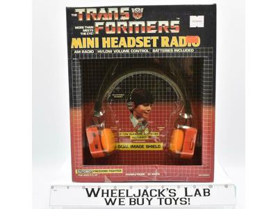 Mini Headset Robot AM Radio NEW MOSC Nasta Hasbro G1 Transformers Vintage